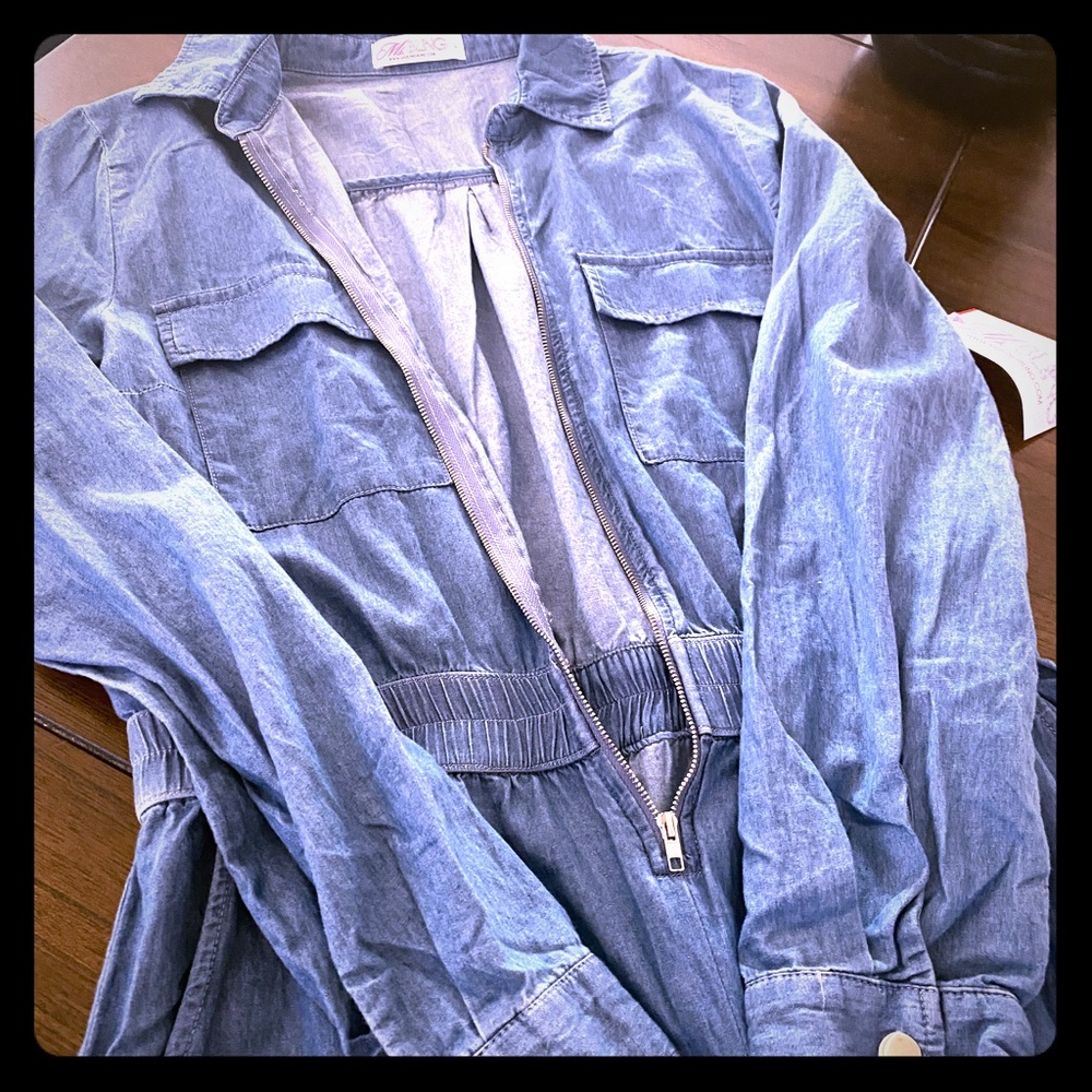 Denim jumpsuit